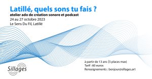 Lire la suite à propos de l’article Stage ados vacances toussaint : Latillé, quels sons tu fais ?