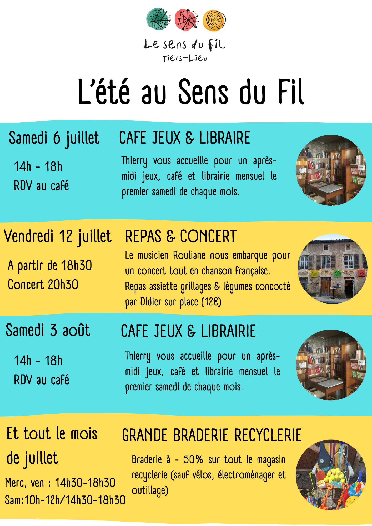 Lire la suite à propos de l’article Programme du Tiers-Lieu : été 2024
