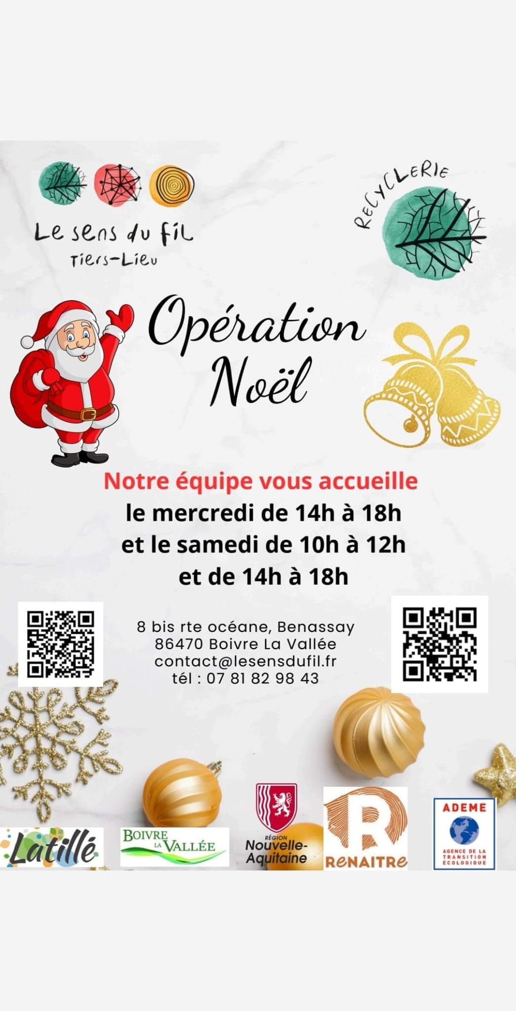 Lire la suite à propos de l’article Opération Noël : visitez la ressourcerie!