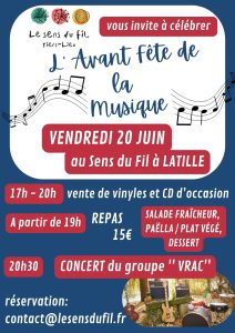 Lire la suite à propos de l’article Repas concert et vente de vinyles